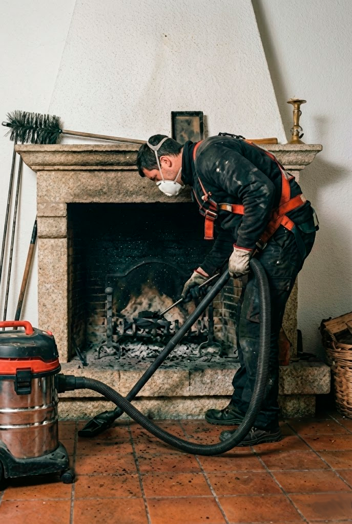 Limpeza profissional de chaminés card